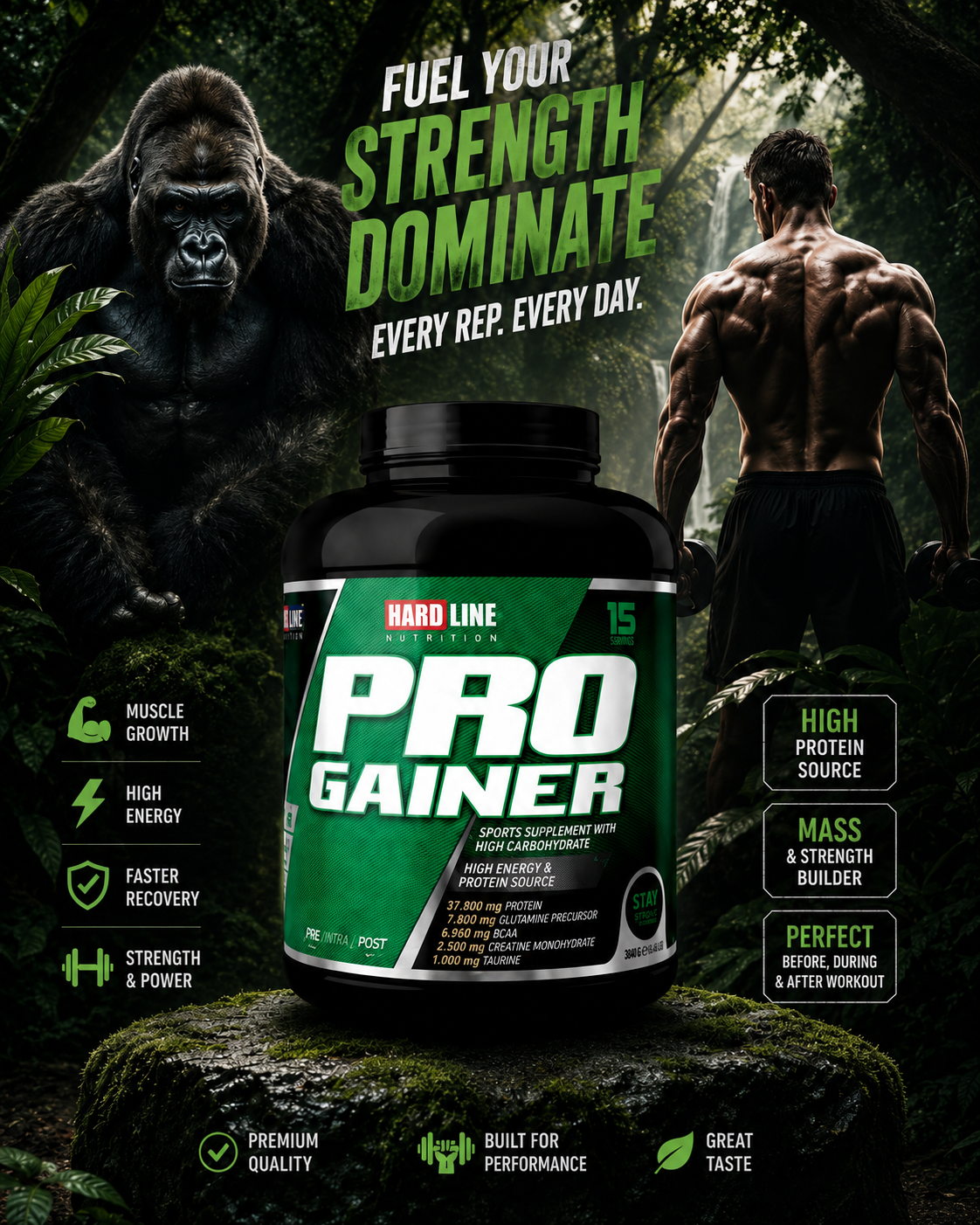 HARD LİNE PRO GAİNER 3KG